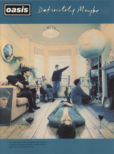 Oasis Definitely Maybe Songbook book UK OASBKDE877350