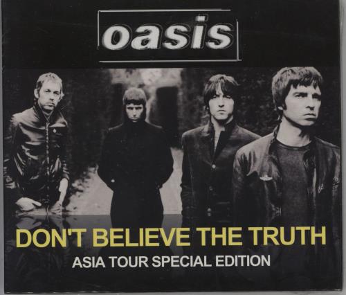 Oasis Don't Believe The Truth 2 CD album set (Double CD) Hong Kong OAS2CDO352367