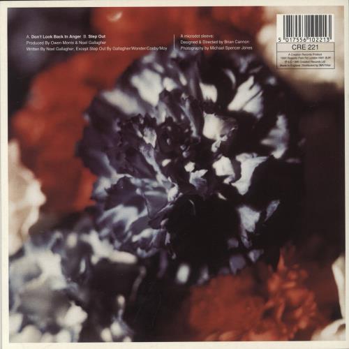 Oasis Don't Look Back In Anger + Insert 7" vinyl single (7 inch record / 45) UK OAS07DO60700