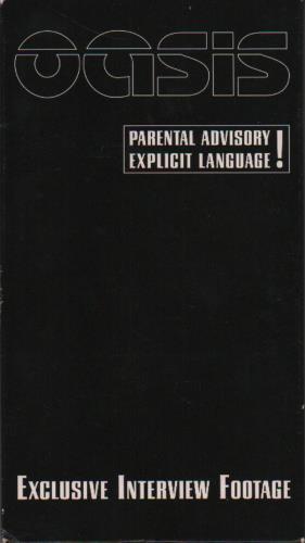 Oasis Exclusive Interview Footage video (VHS or PAL or NTSC) UK OASVIEX276392