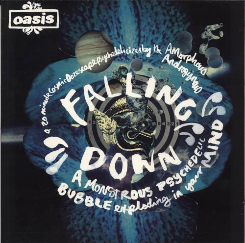 Oasis Falling Down - EX 12" vinyl single (12 inch record / Maxi-single) UK OAS12FA881282