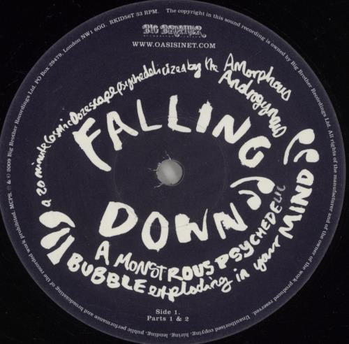 Oasis Falling Down - EX 12" vinyl single (12 inch record / Maxi-single) UK OAS12FA881282