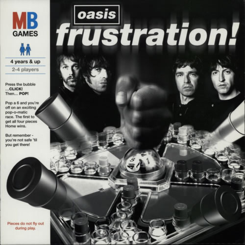 Oasis Frustration! Board Game UK Promo memorabilia (599994) PROMO GAME