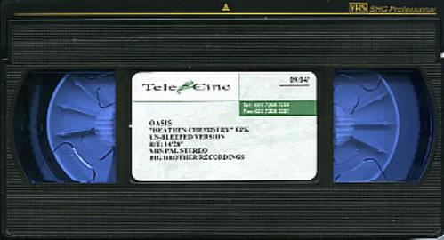 Oasis Heathen Chemistry EPK - Un-Bleeped Version video (VHS or PAL or NTSC) UK OASVIHE240593