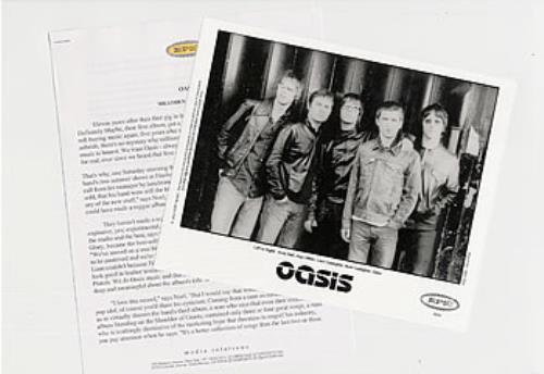 Oasis Heathen Chemistry media press pack US OASPPHE218892