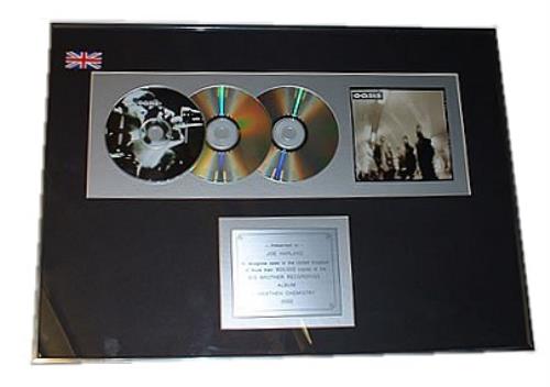 Oasis Heathen Chemistry award disc UK OASAWHE246162