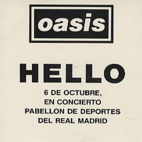 Oasis Hello CD single (CD5 / 5") UK OASC5HE307698