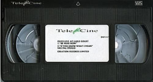 Oasis Live At Earls Court video (VHS or PAL or NTSC) UK OASVILI284009