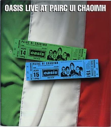 Oasis Live At Pairc Ui Chaoimh tour programme Irish OASTRLI289660