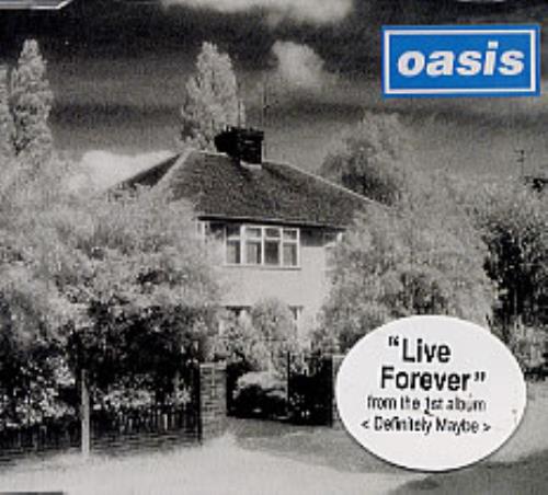 Oasis Live Forever CD single (CD5 / 5") Korean OASC5LI223608