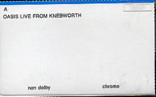Oasis Live From Knebworth Australian Radio Show Promo Tape cassette album Australian OASCLLI293912