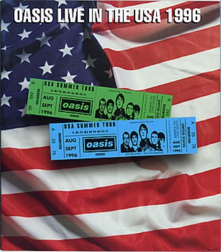 Oasis Live In The USA 1996 tour programme US OASTRLI289662
