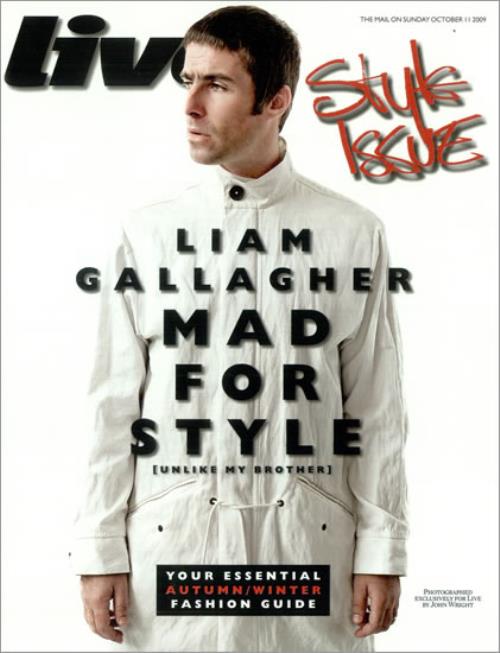 Oasis Live: Style Issue magazine UK OASMALI488338