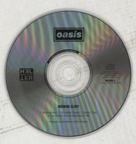 Oasis Morning Glory CD single (CD5 / 5") Australian OASC5MO52317