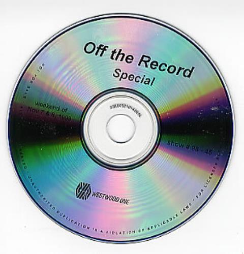 Oasis Off The Record Special CD album (CDLP) US OASCDOF143990