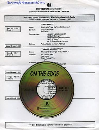 Oasis On The Edge CD album (CDLP) US OASCDON150345