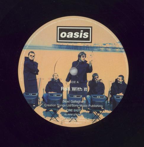 Oasis Roll With It - EX 12" vinyl single (12 inch record / Maxi-single) UK OAS12RO859670