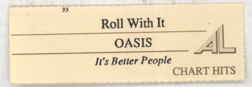 Oasis Roll With It - Jukebox 7" vinyl single (7 inch record / 45) UK OAS07RO64637