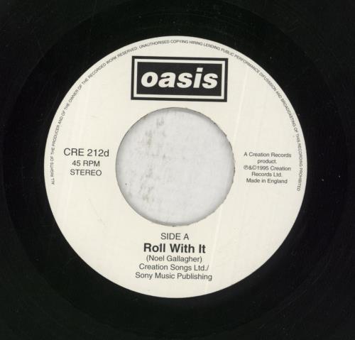 Oasis Roll With It - Jukebox 7" vinyl single (7 inch record / 45) UK OAS07RO64637