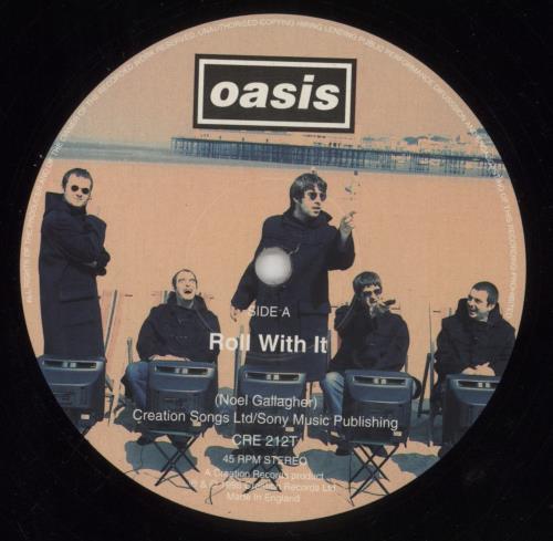 Oasis Roll With It 12" vinyl single (12 inch record / Maxi-single) UK OAS12RO83250