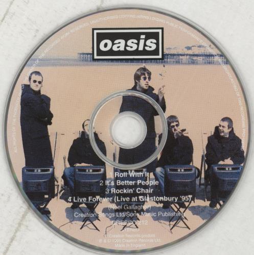 Oasis Roll With It CD single (CD5 / 5") UK OASC5RO84559