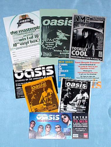 Oasis Set Of Paper Goods handbill UK OASHBSE293836