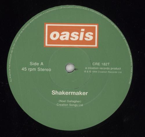 Oasis Shakermaker - EX 12" vinyl single (12 inch record / Maxi-single) UK OAS12SH664603