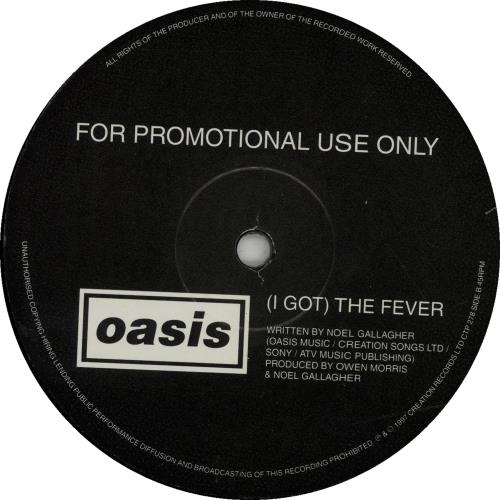 Oasis Stand By Me Promo UK Promo 12" vinyl single (12 inch record