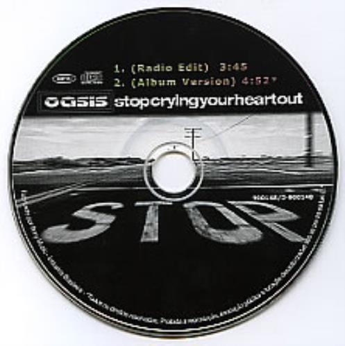 Oasis Stop Crying Your Heart Out - Brazilian CD single (CD5 / 5") Brazilian OASC5ST254112