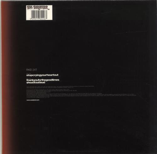 Oasis Stop Crying Your Heart Out 12" vinyl single (12 inch record / Maxi-single) UK OAS12ST216415