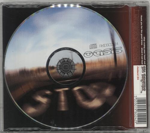 Oasis Stop Crying Your Heart Out CD single (CD5 / 5") UK OASC5ST370656
