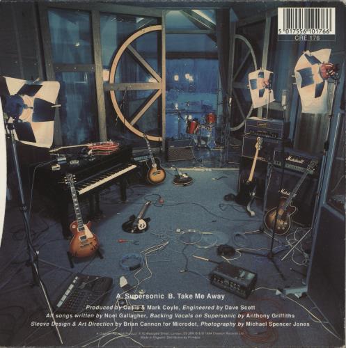 Oasis Supersonic - EX 7" vinyl single (7 inch record / 45) UK OAS07SU489828