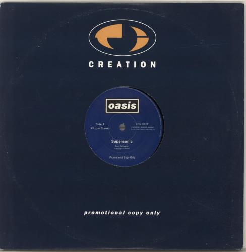 Oasis Supersonic 12" vinyl single (12 inch record / Maxi-single) UK OAS12SU57192