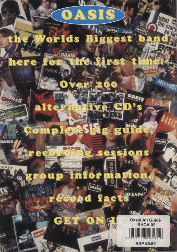 Oasis The Alternative CD Collectors Guide book UK OASBKTH158030