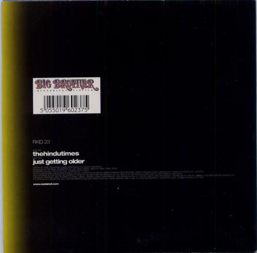 Oasis The Hindu Times 7" vinyl single (7 inch record / 45) UK OAS07TH212383