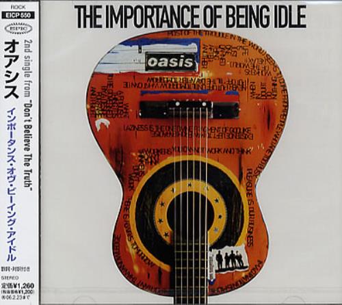 Oasis The Importance Of Being Idle CD single (CD5 / 5") Japanese OASC5TH329933