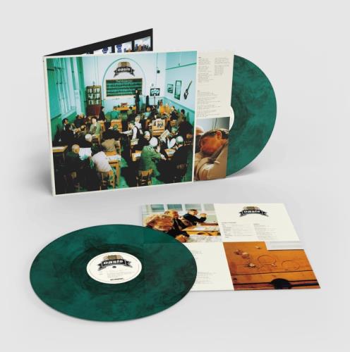 Oasis The Masterplan: 25th Anniversary Green & Black Vinyl - Sealed 2-LP vinyl record set (Double LP Album) UK OAS2LTH827755