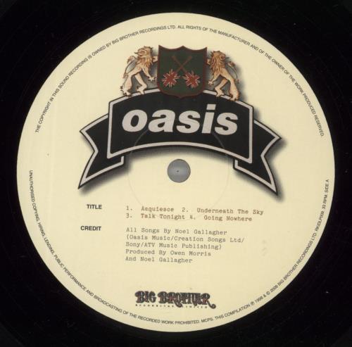 Oasis The Masterplan 2-LP vinyl record set (Double LP Album) UK OAS2LTH865063