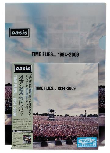 Oasis Time Flies...19942009 - 7-Inch Sleeve + PVC Folder 2 CD album set (Double CD) Japanese OAS2CTI870823