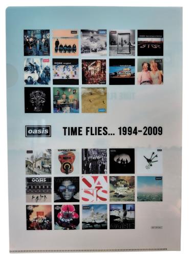 Oasis Time Flies...19942009 - 7-Inch Sleeve + PVC Folder 2 CD album set (Double CD) Japanese OAS2CTI870823