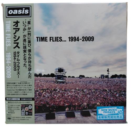 Oasis Time Flies...19942009 - 7-Inch Sleeve 2 CD album set (Double CD) Japanese OAS2CTI870828