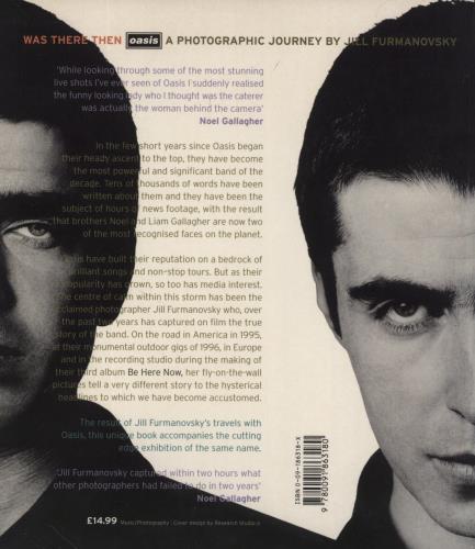 Oasis Was There Then - A Photographic Journey book UK OASBKWA224631