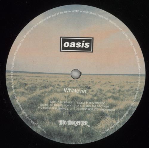 Oasis Whatever - EX 12" vinyl single (12 inch record / Maxi-single) UK OAS12WH881215
