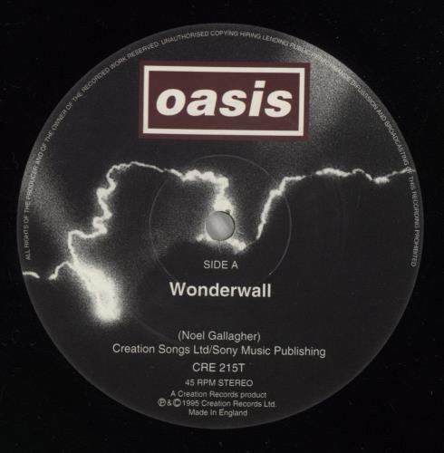 【12inch/UK盤】Oasis / Wonderwall Oasis Wonderwall UK 12