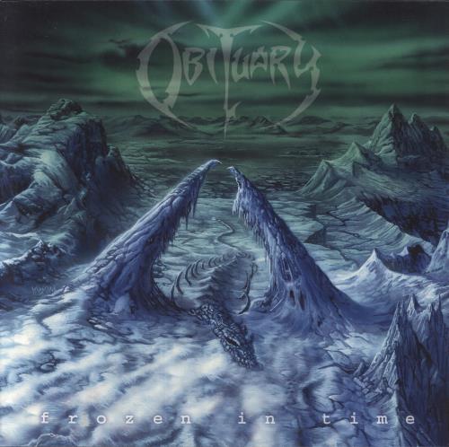 Obituary Frozen In Time vinyl LP album (LP record) UK OB1LPFR833531