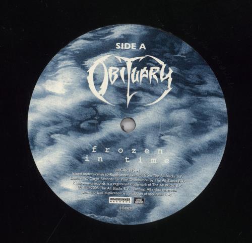 Obituary Frozen In Time vinyl LP album (LP record) UK OB1LPFR833531