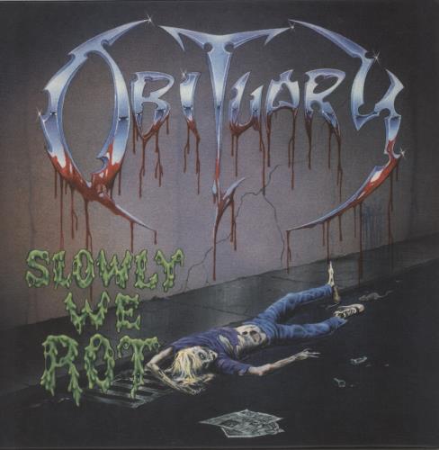 Obituary Slowly We Rot - 180g vinyl LP album (LP record) UK OB1LPSL867943