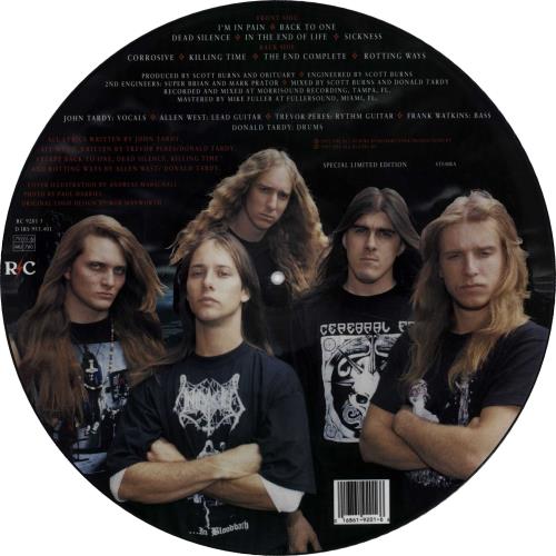 Obituary The End Complete picture disc LP (vinyl picture disc album) Dutch OB1PDTH459288