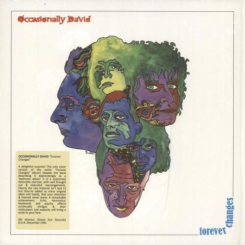 Occasionally David Forever Changes + Shrink vinyl LP album (LP record) UK 1DLLPFO743544