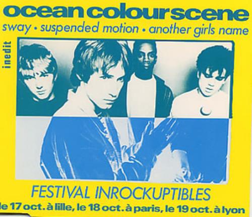 Ocean Colour Scene Festival Inrockuptibles CD single (CD5 / 5") French OCSC5FE77098